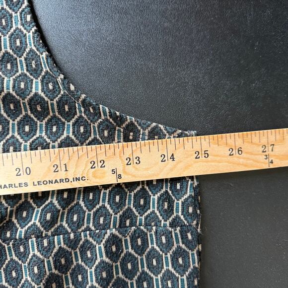 VINCE CAMUTO 2X Plus Size Geometric Jacquard Sleeveless Top Chic Modern Workwear - Picture 3 of 9